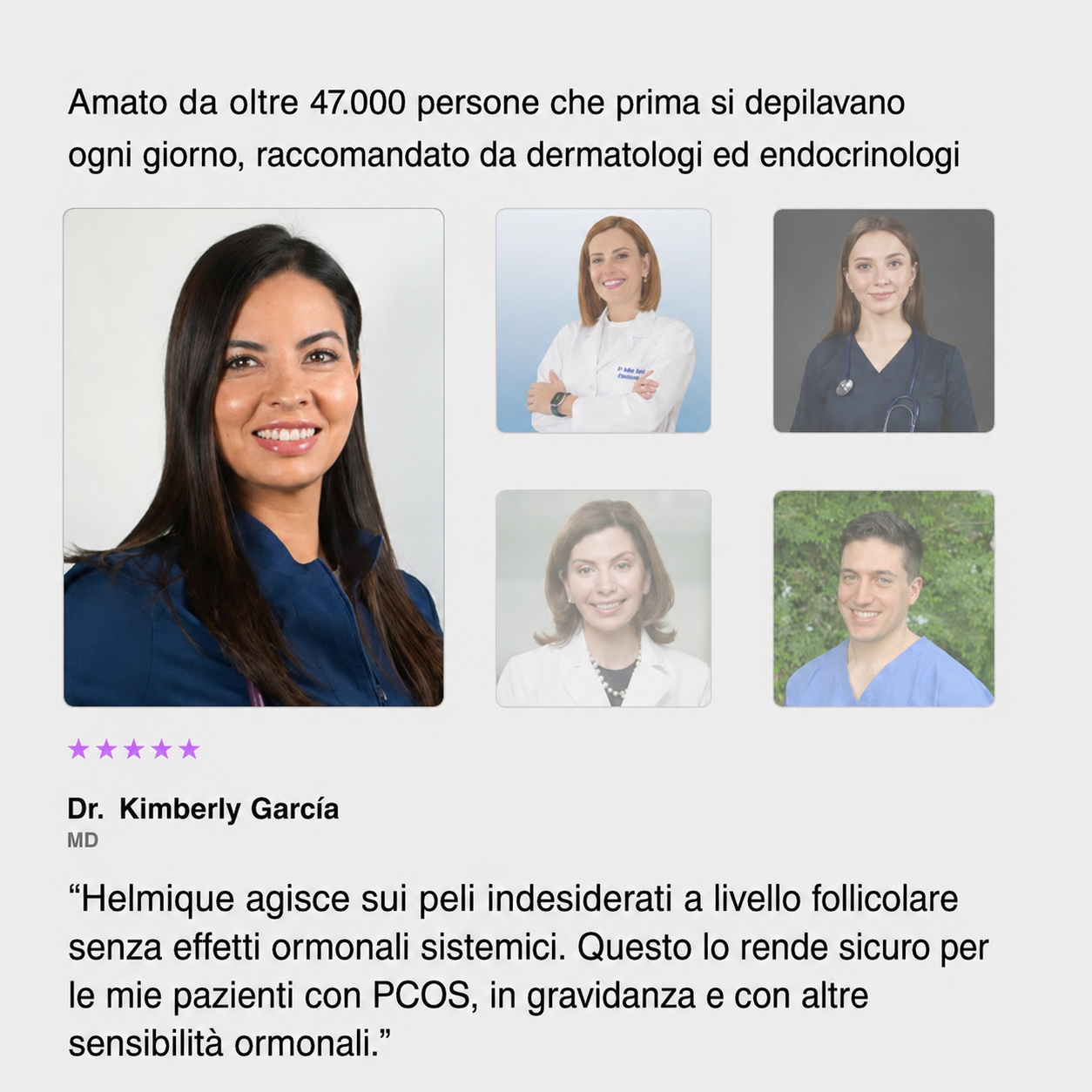 HELMIQUE™ Siero Anti-Ricrescita per Viso e Corpo
