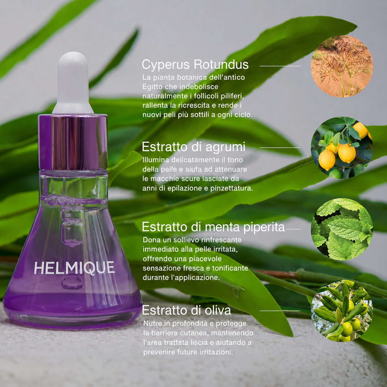HELMIQUE™ Siero Anti-Ricrescita per Viso e Corpo