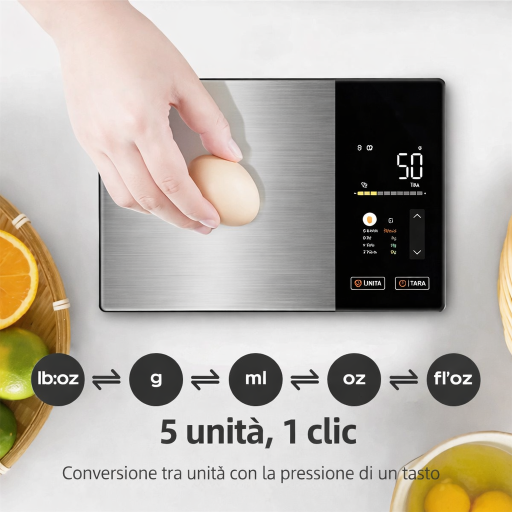 NutriSmart Pro: Intelligente Lebensmittelwaage