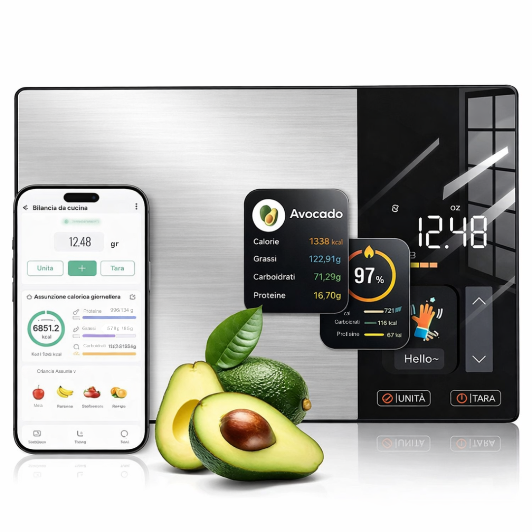 NutriSmart Pro: Intelligente Lebensmittelwaage